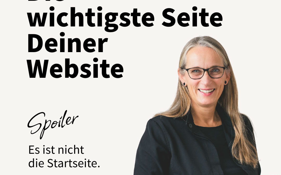 Die wichtigste Seite Deiner Website