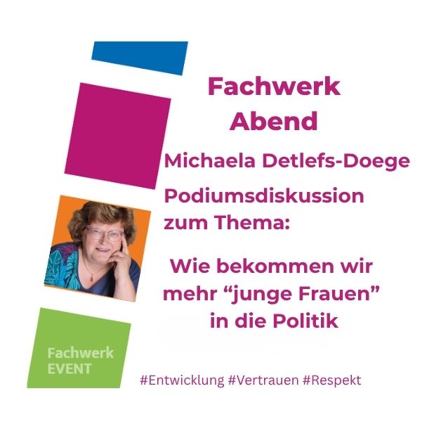 Fachwerkabend Podiumsdiskussion mit M. Detlefs-Doege